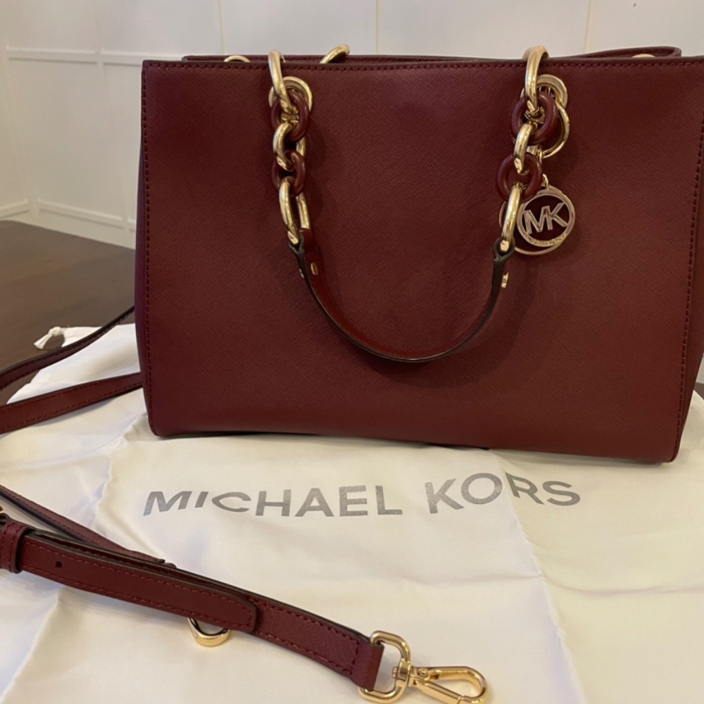 Michael Kors Maroon Purse